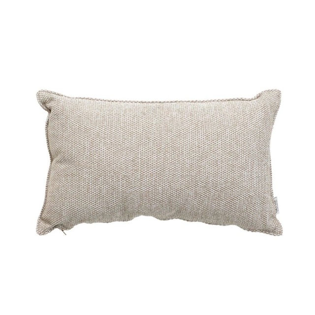 Wove prydnadskudde 32x52x12 cm - light brown