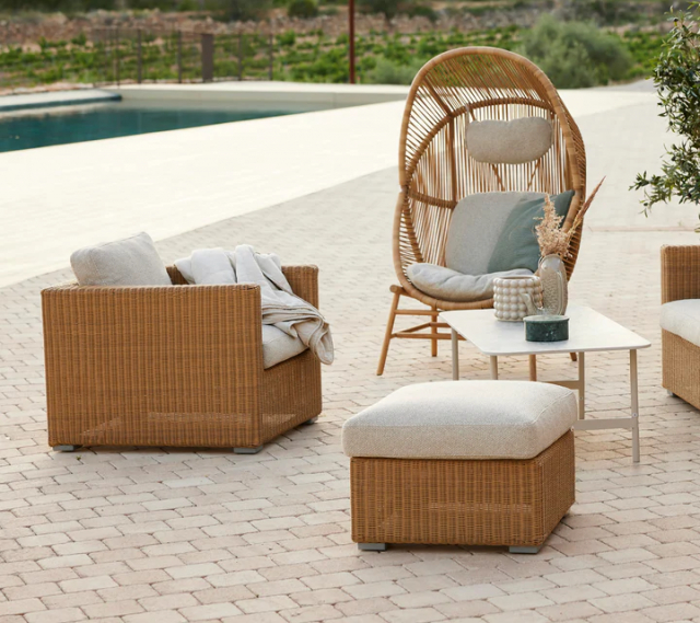 Chester hynde fodskammel - flere farver