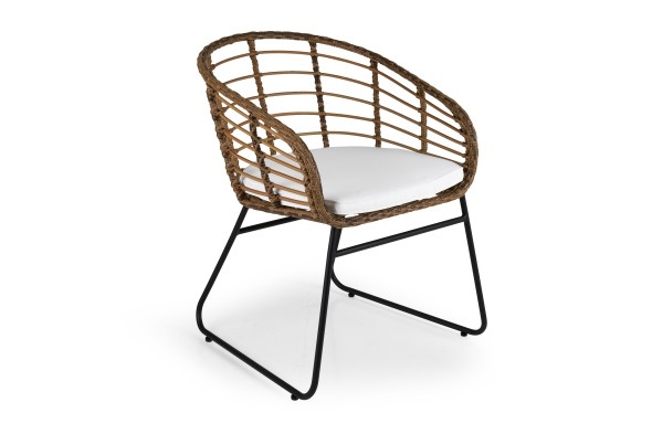 Covelo spisestol - Natur/Offwhite Dyna