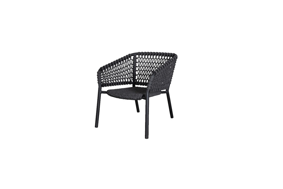Ocean loungestol stabelbar - dark grey