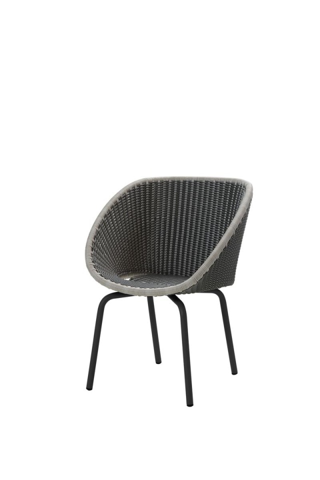 Påfuglstol - Grå