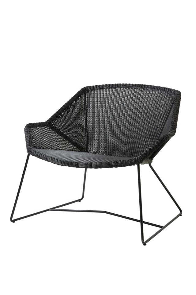 Breeze loungestol - black