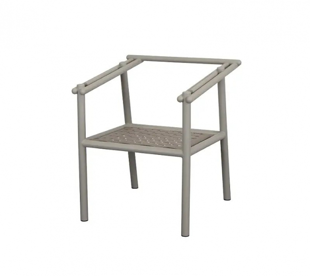 Sticks stol m/armstöd - taupe