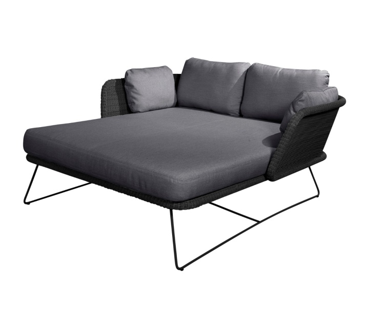 Horisont daybed - sort/grå