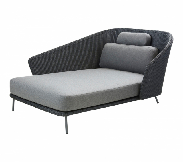 Mega daybed höger - grey ram