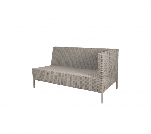 Connect spisestue lounge 2-sæders sofa Venstre - taupe