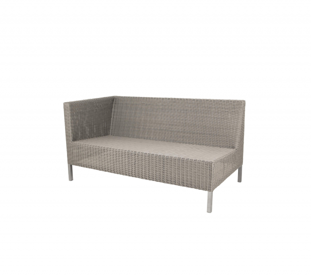 Connect spisestue lounge 2-sæders sofa Højre - taupe