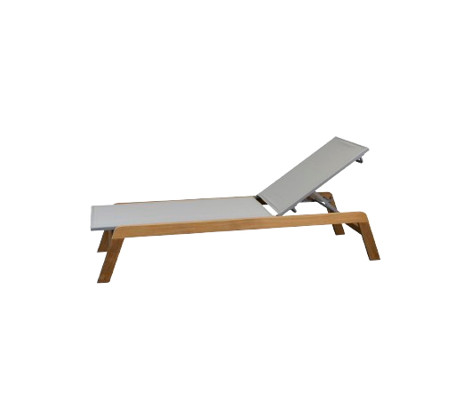 Siesta solsäng - teak