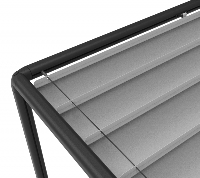 Laze cabana tyg tak - lava grå