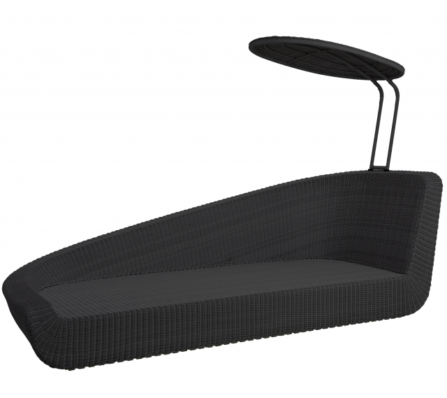 Savannah daybed höger modul - black