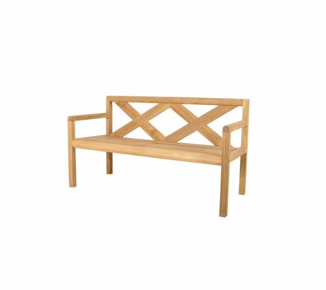 Grace 2-sits bänk - teak
