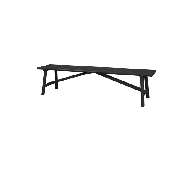 Sticks bænk 190 cm - lava grey