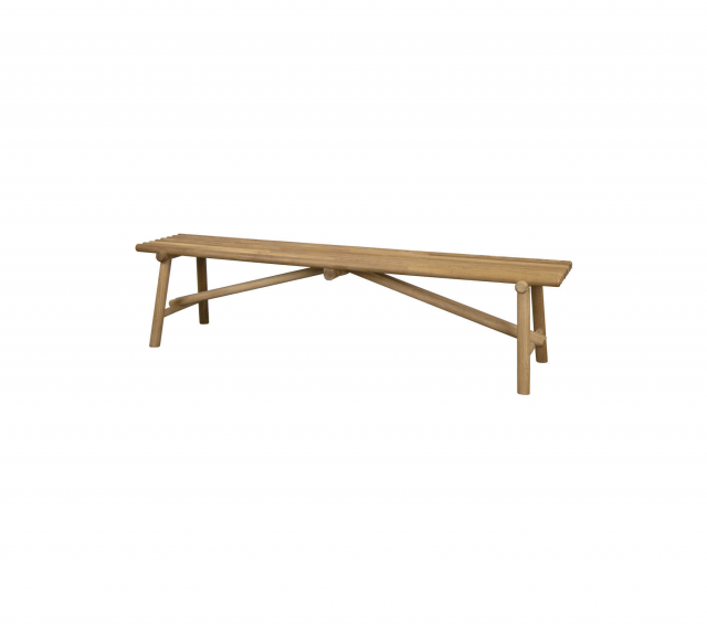 Sticks bænk 190 cm - teak