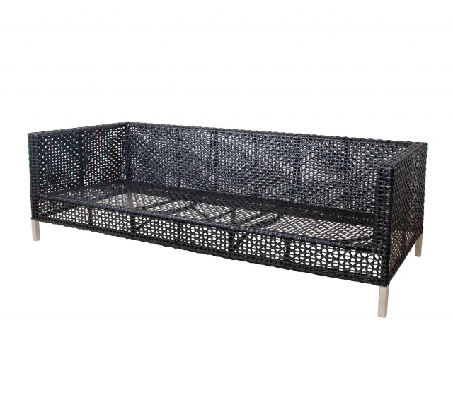 Connect 3-personers sofa - black/graphite