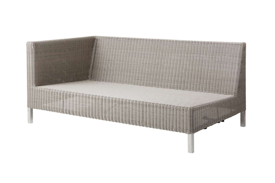 Connect 2-personers modulsofa højre - taupe
