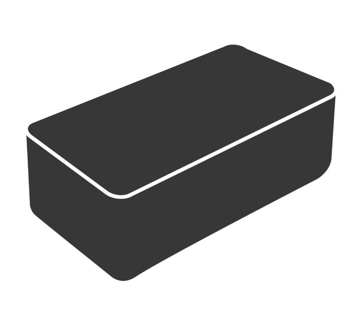 Cover 2: Matbord 280 cm inkl 8 stolar - black