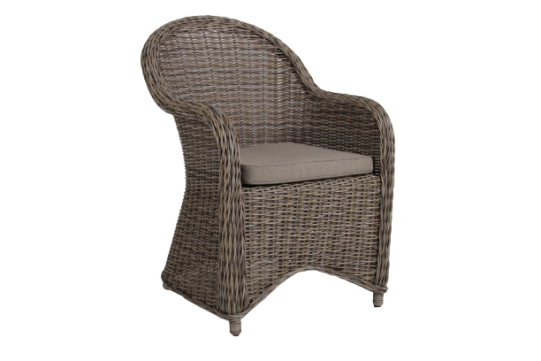 Paulina lænestol - rustik/beige pude