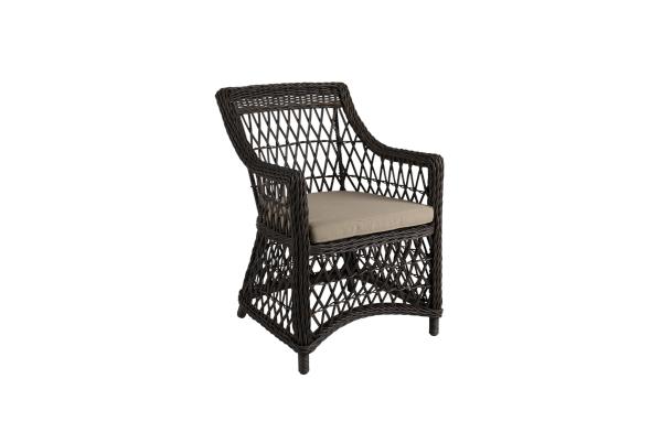 Beatrice armstol - brun/beige pude