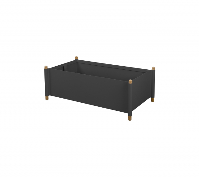 Sticks plantekasse stor - lava grey