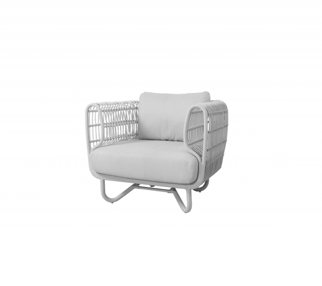 Nest loungefåtölj - white