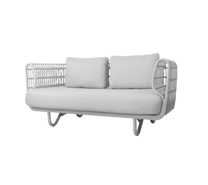Nest 2-sits soffa - white