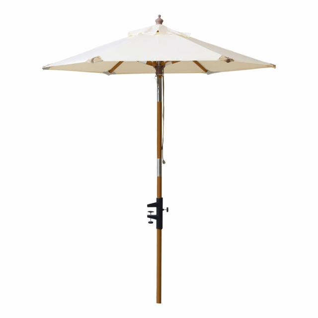 Balcony parasol Ø 1.8 m tilt - off white