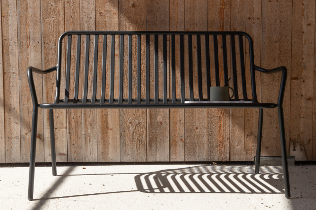 Cappuccino bænk/sofa - sort