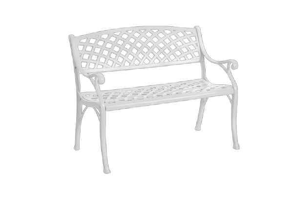 Arras 2-personers sofa - hvid