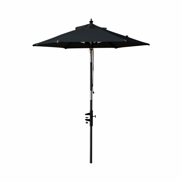 Balcony parasol Ø 1.8 m - svart