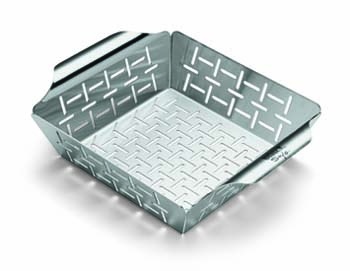 Deluxe Grillkorg - Liten - stainless steel