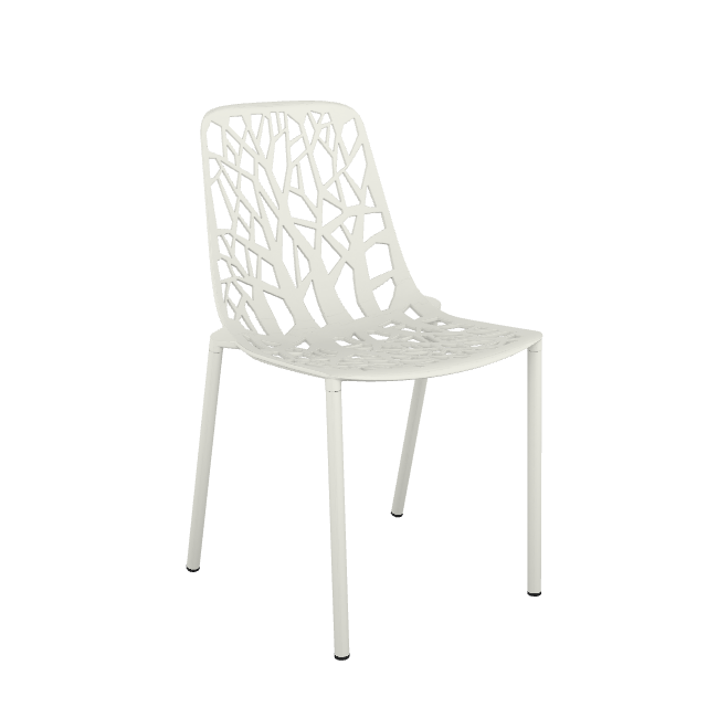 Forest spisestol - hvid