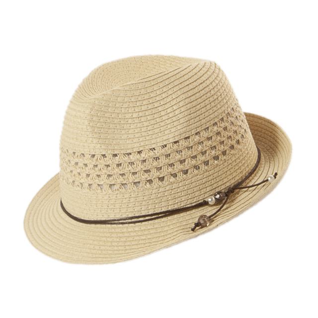 Trilby hat damer - natur