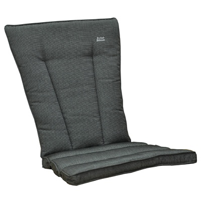 Fåtöljdyna Edition - granitgrå struktur