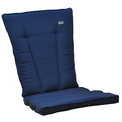 Fåtöljdyna Edition - blå struktur