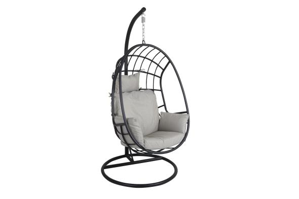 Palo hængekøje - sort/grå pude