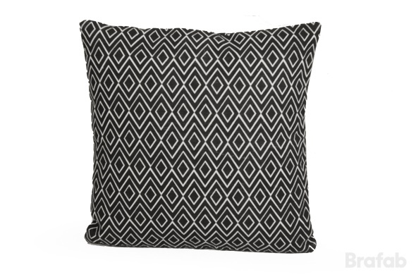 Raia pyntepude - sort rombe