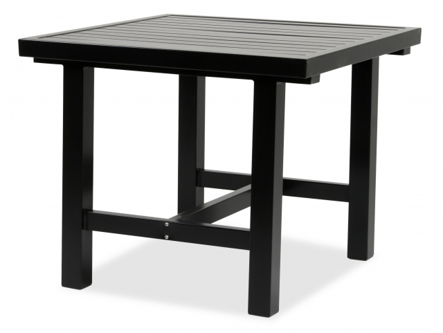 Bord aluminium 85x80 cm - sort