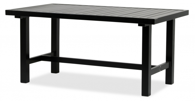 Bord aluminium 142x80 cm - sort