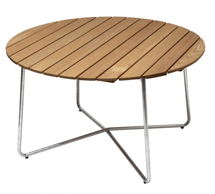 Bordpladen Ø120 cm - ubehandlet eg