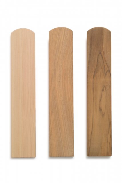 Træsæt A2 50 cm - ubehandlet teak inkl. skruer