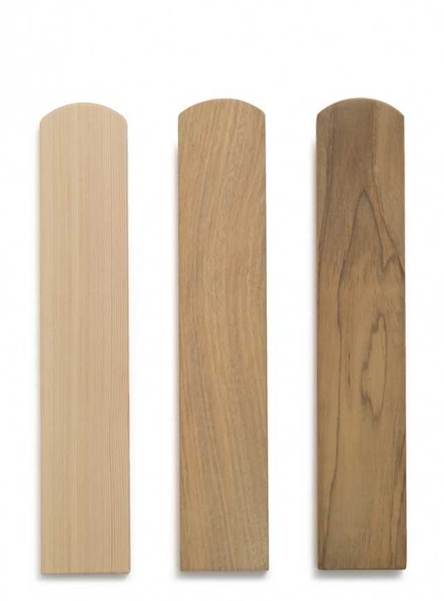 Træsæt A2 45 cm - ubehandlet teak inkl. skruer