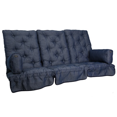 Hængekøjesæt Canyon Soft, høj - blå struktur