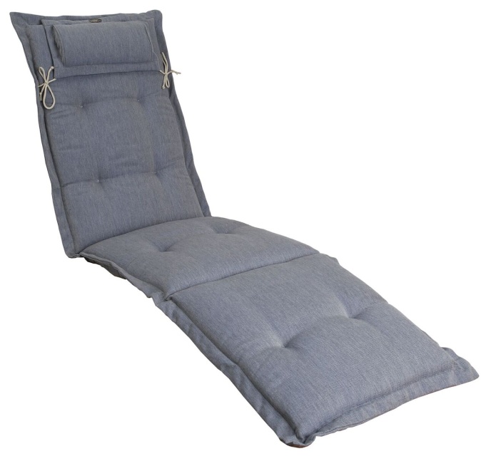 Dækstolspude Canyon Soft - denimblå struktur
