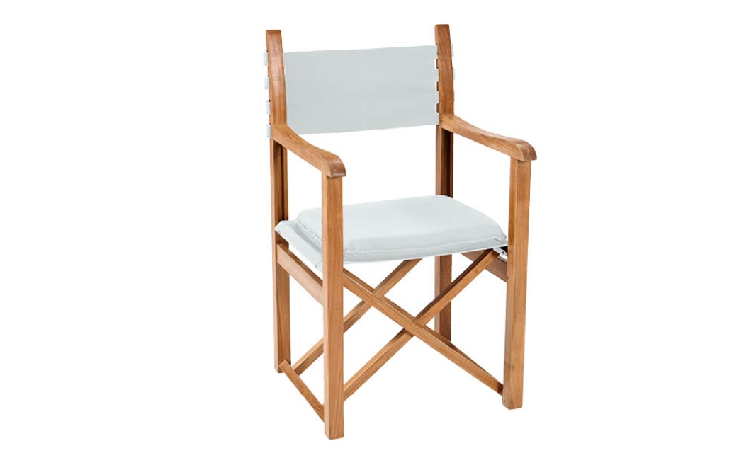 Haväng instruktørstol - teak/hvid