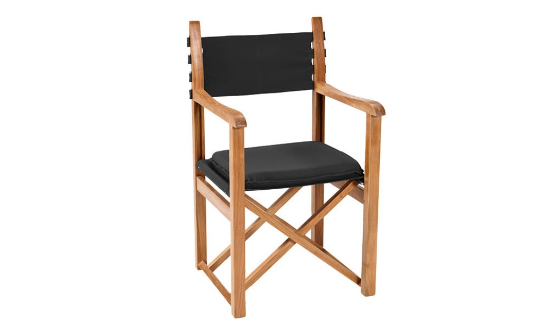 Haväng instruktørstol - teak/sort