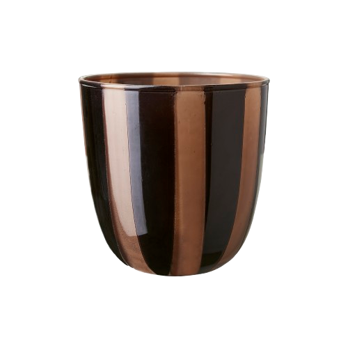 Circus fyrfadsstage, S - sort/beige