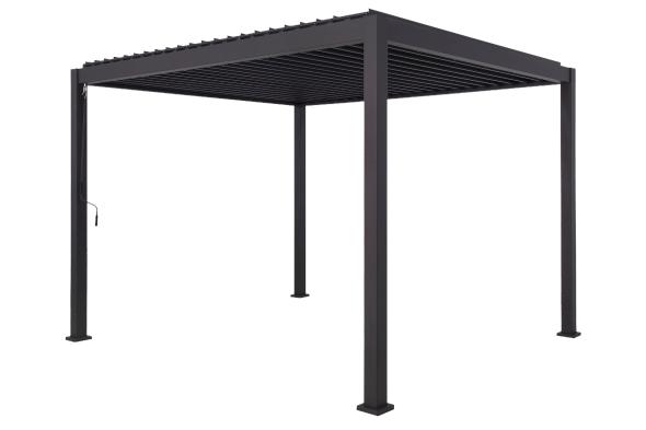 Utsigt pergola 3x4 m - sort