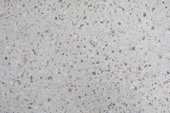 Laminatplade Ø 70 cm - beige terrazzo