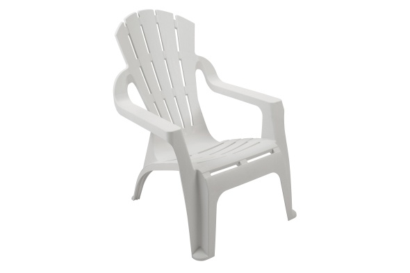 Selva dæk stol - hvid