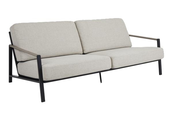 Lyra 2,5-pers. sofa - sort/sand pude